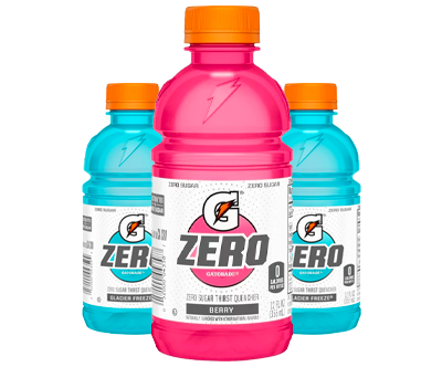 Gatorade G Zero Sugar Thirst Quencher Sports Drink, Variety Pack, 12 fl oz, 18 Pack Bottles